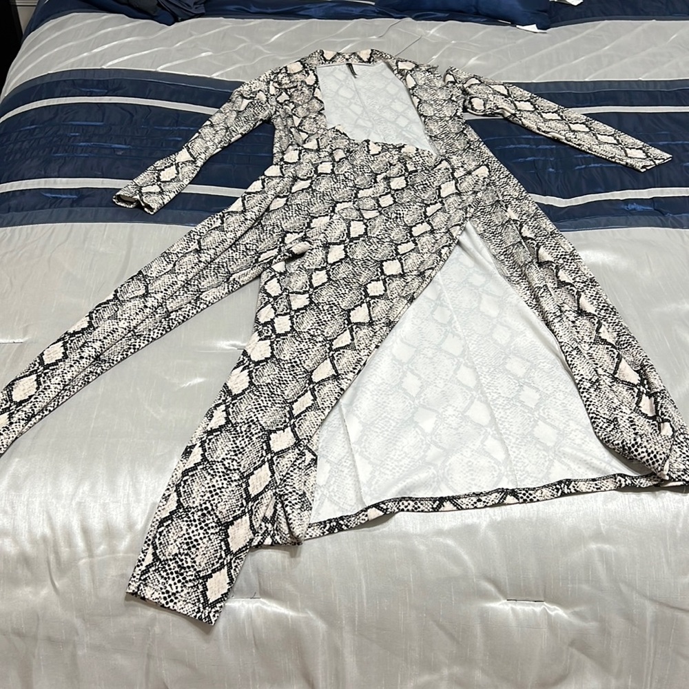 Snakeskin Print Matching Set